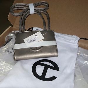 Telfar Small Bronze bag